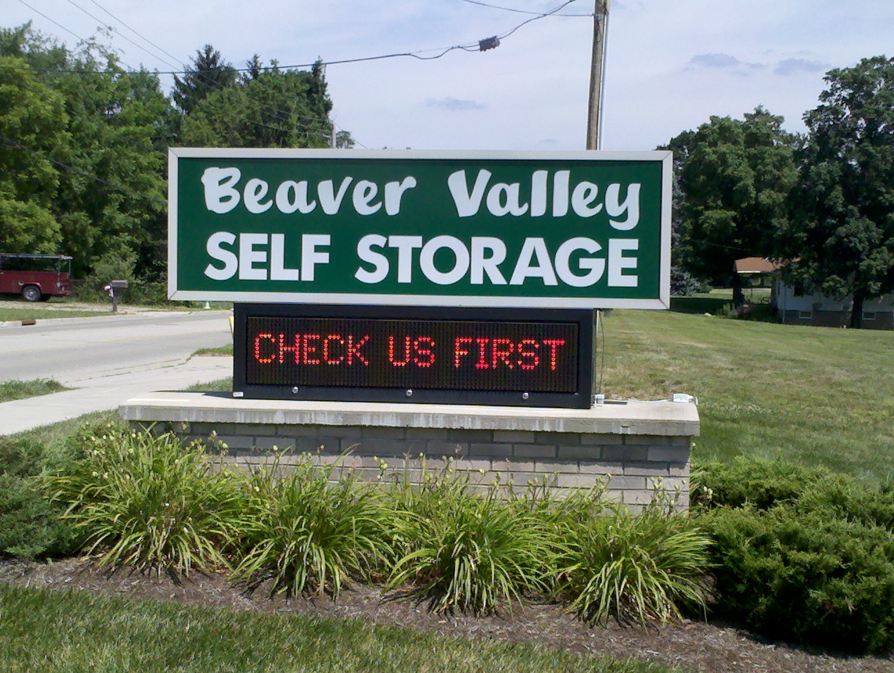 beaver valley self storage sign fairborn oh